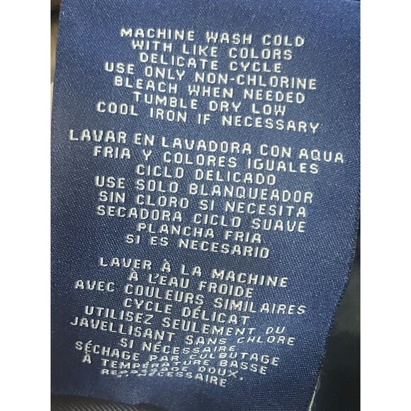 Docker's Men's Small Black Full Zip Up Bomber Jacket 100% Polyester Used - Picture 3 of 4